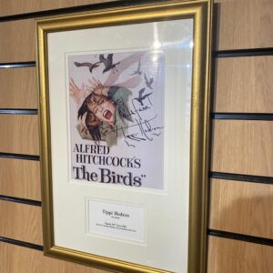 FRAMED SIGNED PHOTOGRAPH TIPPI HEDREN (OF)