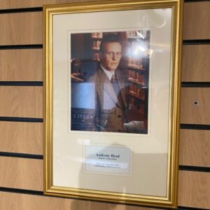 FRAMED SIGNED PHOTOGRAPH ANTHONY HEAD