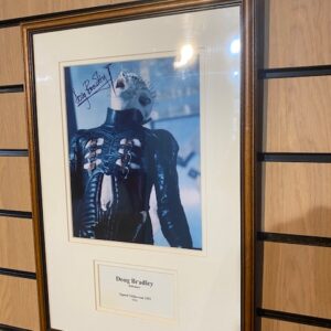FRAMED SIGNED PHOTOGRAPH DOUG BRADLEY PINHEAD FAME