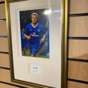 FRAMED SIGNED PHOTOGRAPH DAMIEN DUFF
