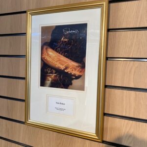 FRAMED SIGNED PHOTOGRAPH SALA BAKER (SAURON) (OF)