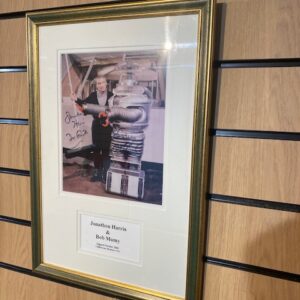 FRAMED SIGNED PHOTOGRAPH JONATHAN HARRIS & BOB MUMY (C30)