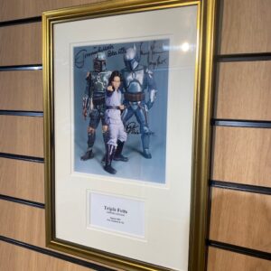 FRAMED SIGNED PHOTOGRAPH LIMITED EDITION THE TRIPLE FETTS (OF)