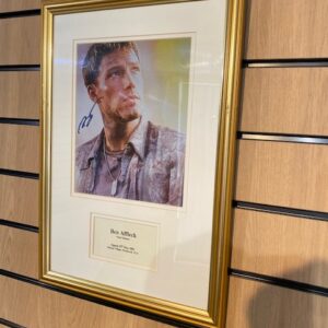 FRAMED SIGNED PHOTOGRAPH BEN AFFLECK (OF)
