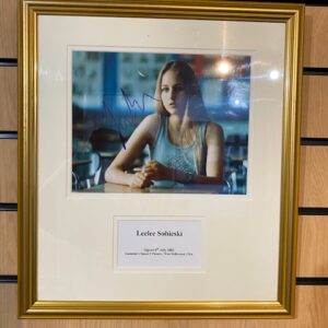 FRAMED SIGNED PHOTOGRAPH LEELEE SOBIESKI