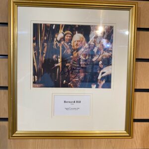 FRAMED SIGNED PHOTOGRAPH BERNARD HILL