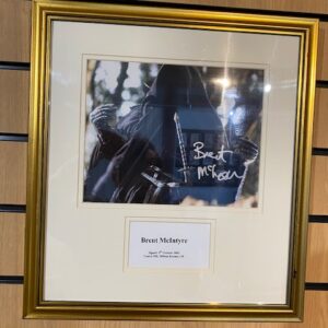 FRAMED SIGNED PHOTOGRAPH BRENT MCINTYRE