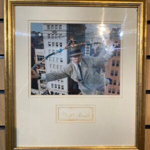 FRAMED SIGNED CARD MATTHEW BRODERICK (OF)