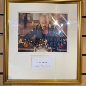 FRAMED SIGNED PHOTOGRAPH COLIN FARRELL