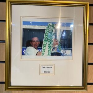 FRAMED SIGNED PHOTOGRAPH PAUL LAMBERT (OF)