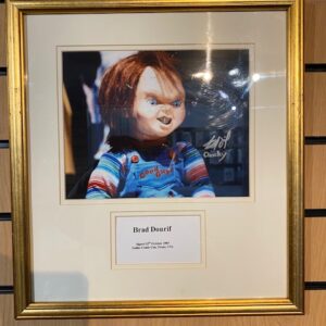 FRAMED SIGNED PHOTOGRAPH CHUCKY