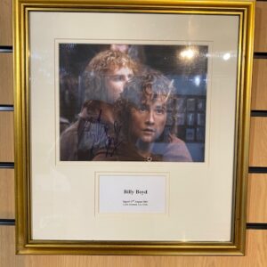 FRAMED SIGNED PHOTOGRAPH BILLY BOYD