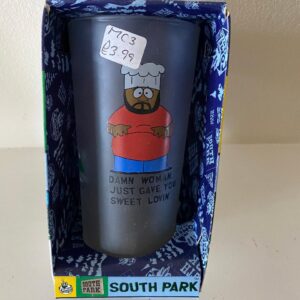 SOUTH PARK BOXED CHEF FROSTY GLASS TUMBLER (OF) (C26) (C46)
