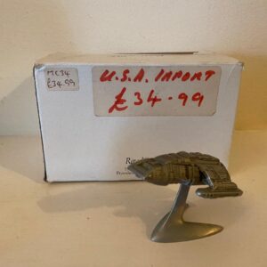 STAR TREK DEEP SPACE 9 BOXED PEWTER RUNABOUT (C15)