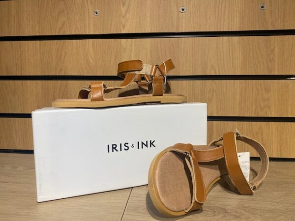 IRIS & INK LILOU LEATHER SANDALS - Image 3
