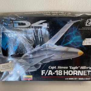 LINDBERG MODEL KIT INDEPENDANCE DAY F/A-18 HORNET BOX NOT MINT (C23) (C26)
