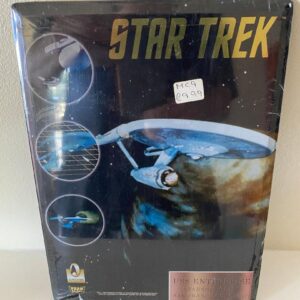 STAR TREK SMALL DISPLAY PLAQUE OF ORIGINAL ENTERPRISE (C24)