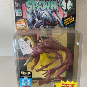 SPAWN VIOLATOR POSEABLE FIGURE WITH SPECIAL EDITION COMIC BOOK (SEALED CARD NOT MINT) (C28) (OF) (C41)