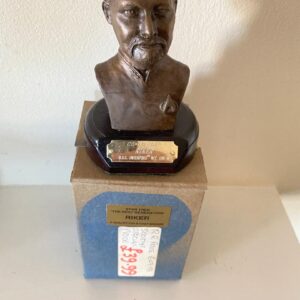 STAR TREK NEXT GENERATION RIKER COLD CAST BRONZE HEAD FIGURE (C15)