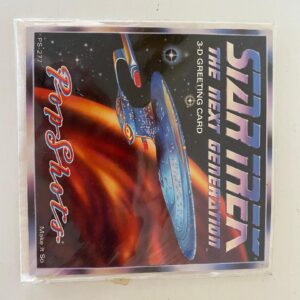 STAR TREK NEXT GENERATION 3D GREETINGS CARD (C15)