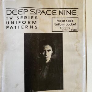 STAR TREK DEEP SPACE 9 MAJOR KIRA'S UNIFORM JACKET PATTERN (C26) (C40)