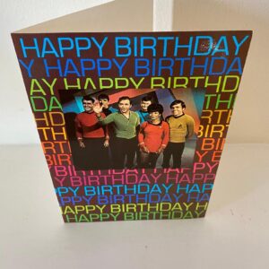 STAR TREK ORIGINAL SERIES BIRTHDAY CARD NO ENVELOPE(C19)