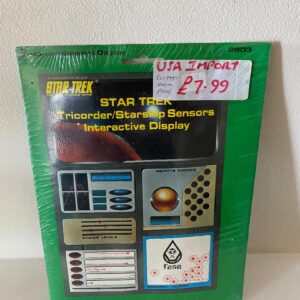 STAR TREK TRICORDER/STARSHIPS SENSORS INTERACTIVE SEALED DISPLAY (C26)