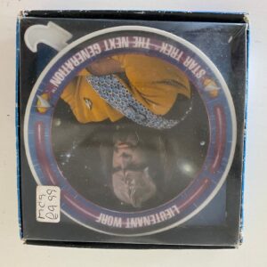 STAR TREK NEXT GENERATION SERIES WORF MINIATURES COLLECTORS PLATE (C15) (C22)
