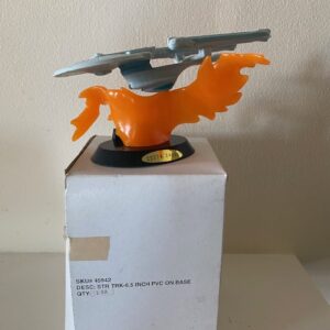 STAR TREK 6.5 INCH PVC LIMITED EDITION ENTERPRISE SHIP ON BASE  (C15) (C23) (C24) (C34) (C40) (C42) (C37)
