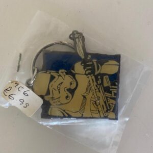 STAR WARS ENAMEL STORMTROOPER KEYRING IN PACKET (C14) (C16) (C41)
