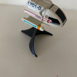 STAR TREK SMALL PLASTIC SHUTTLECRAFT ON STAND (C24)