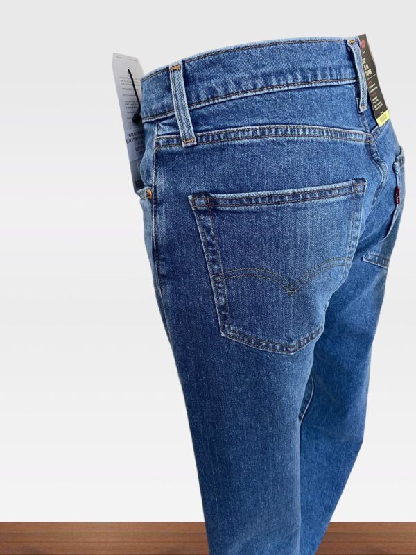 LEVIS MEN 512 BLUE STRETCH SLIM TAPERED JEANS (31W 32L) (C3) (C51) - Image 3