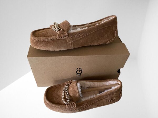 FLASH SALE, THIS IS NUMBER TWENTY FIVE OF TWENTY FIVE PRODUCTS THAT IS FURTHER REDUCED IN PRICE, UGG WOMENS CHESTNUT ANSLEY CHAIN SLIPPERS - Image 13