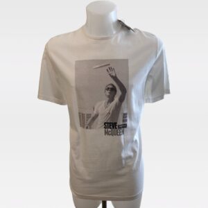 BARBOUR STEVE McQUEEN LTD COLLECTION WHITE CREW NECK SIZE XL