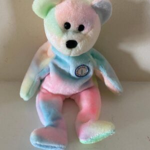TY BIRTHDAY BEANIE BEAR TAG IS NOT AFFIXED
