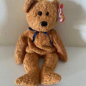 TY FUZZ BEANIE BEAR TAG IS AFFIXED