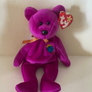 TY MILLENIUM BEANIE BEAR TAG IS AFFIXED