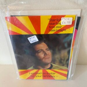 STAR TREK SET OF 6 CARDS ORIGINAL SERIES (C41)