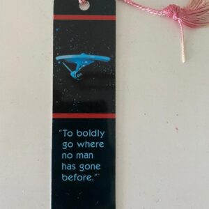 STAR TREK VOYAGER ORIGINAL ENTERPRISE BOOKMARK (C18)