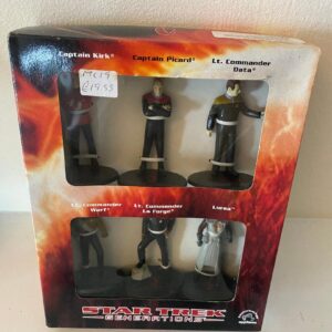STAR TREK NEXT GENERATION BOXED FIGURES (C40)