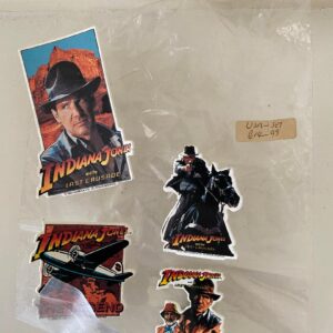 INDIANA JONES SET OF 4 PIN BADGES (C36)