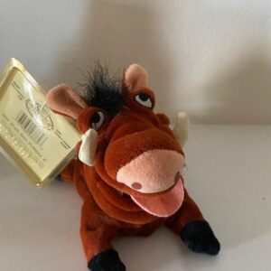 DISNEY PUMBAA BEANIE WITH TAG STILL ON.