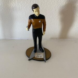 STAR TREK DATA FIGURE ON BASE (C20) (C36)