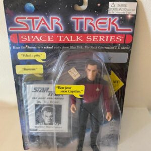 STAR TREK Q SPACE TALK SERIES ON CARD (BATTERIES MIGHT BE FLAT) (OF) (C42)