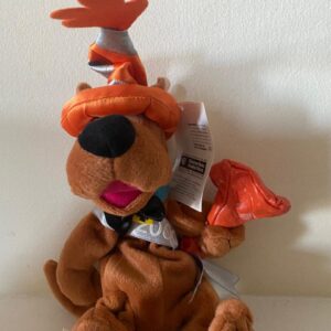 WARNER BROS SCOOBIE BEAN BAG WITH TAGS ON.