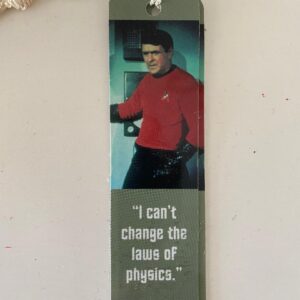 STAR TREK SCOTTY BOOKMARK (C18)