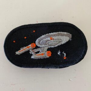 STAR TREK SEW ON ORIGINAL ENTERPRISE SHIP PATCH (C20)