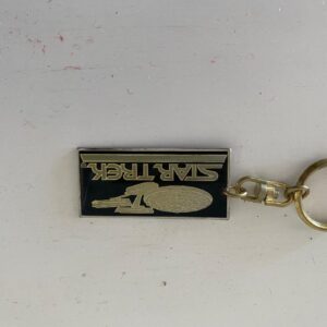 STAR TREK STARSHIP ENTERPRISE BLACK KEY RING (C41)