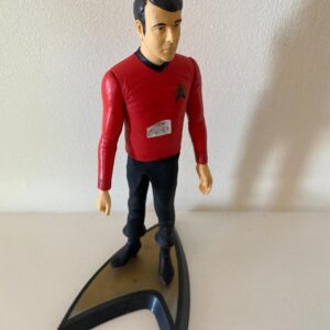STAR TREK SCOTTY LARGE VINYL FIGURE ON STAND (C22)