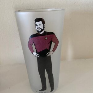 STAR TREK RIKER FROSTY GLASS (CB4) (C36)